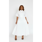 Casual High-Waist Ruched Skirt and Top Set