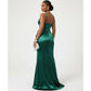 Sweetheart Mermaid Prom Gowns Split Beaded Evening Dresses