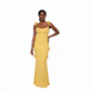 Floral 3D Sweetheart Neck Mermaid Dress