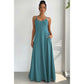 Sleeveless Round Neck Loose-Fitting Maxi Dress
