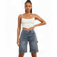 Denim Washed Bermuda Short