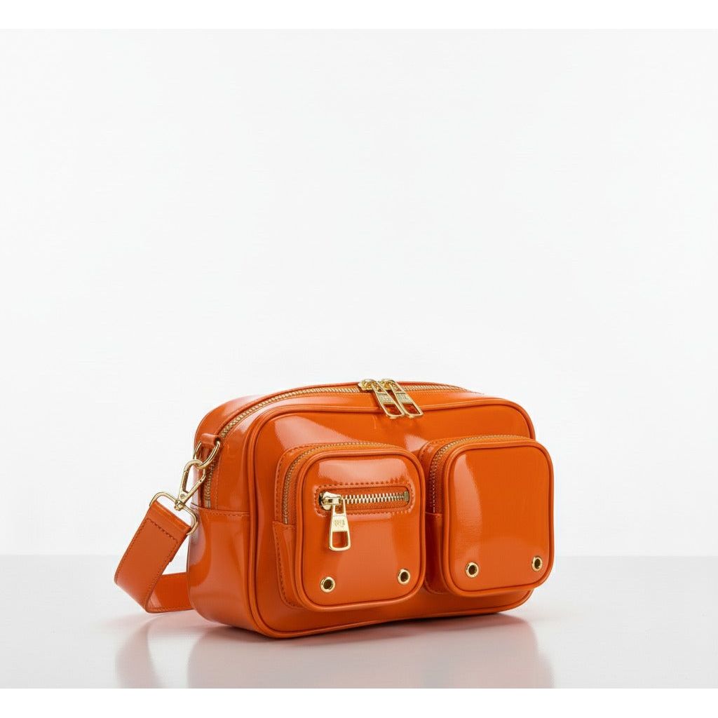 Glossy Crossbody Handbag