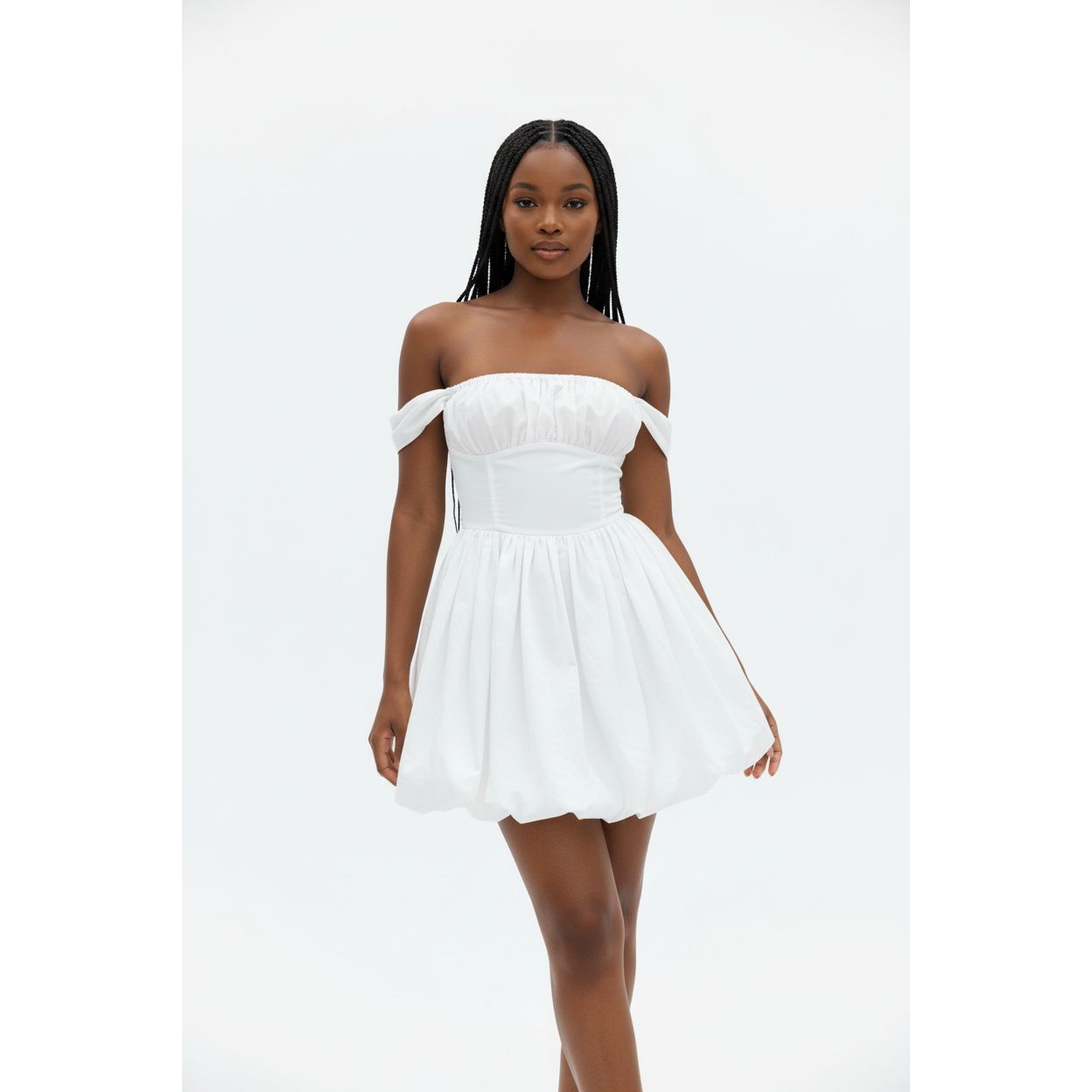 Strapless Sweetheart Neck Fit And Flare Mini Dress