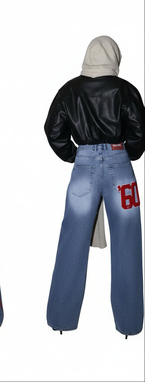 Baggy Boyfriend Wide Leg Jeans