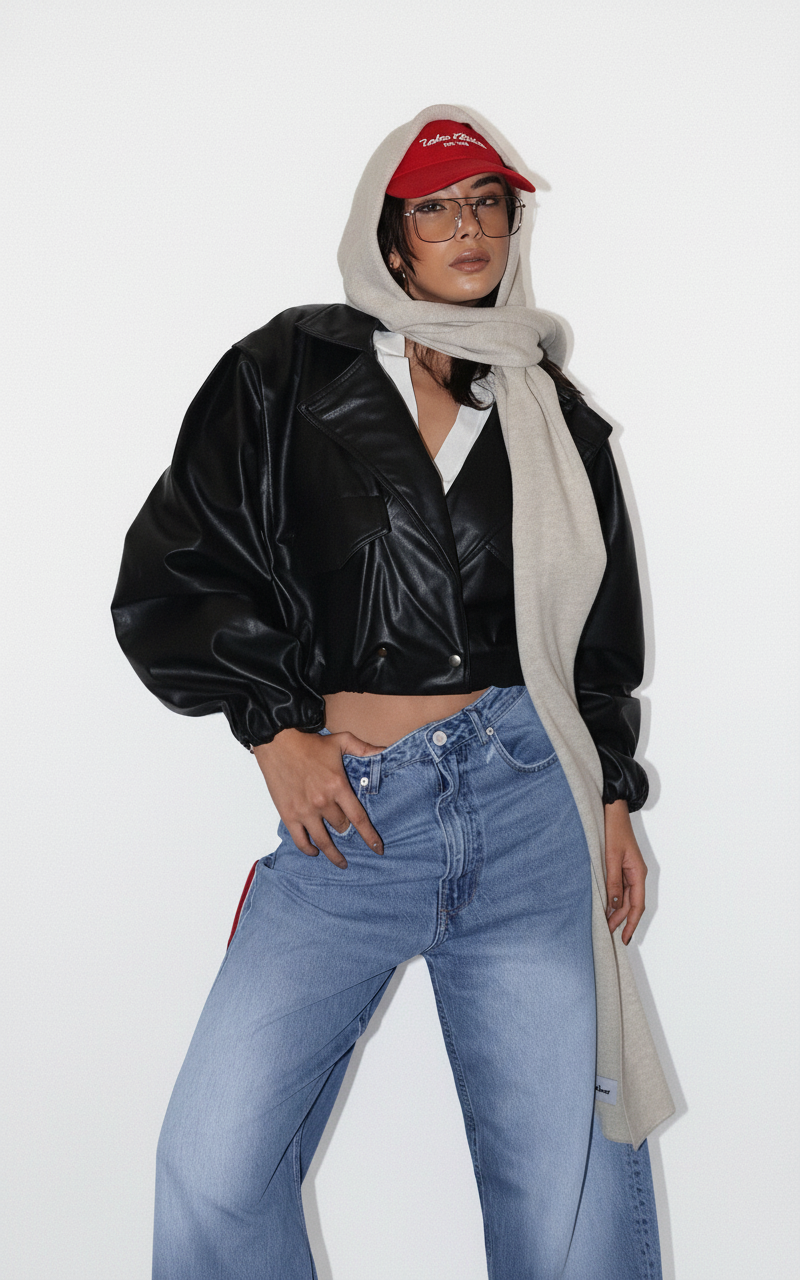 Baggy Boyfriend Wide Leg Jeans