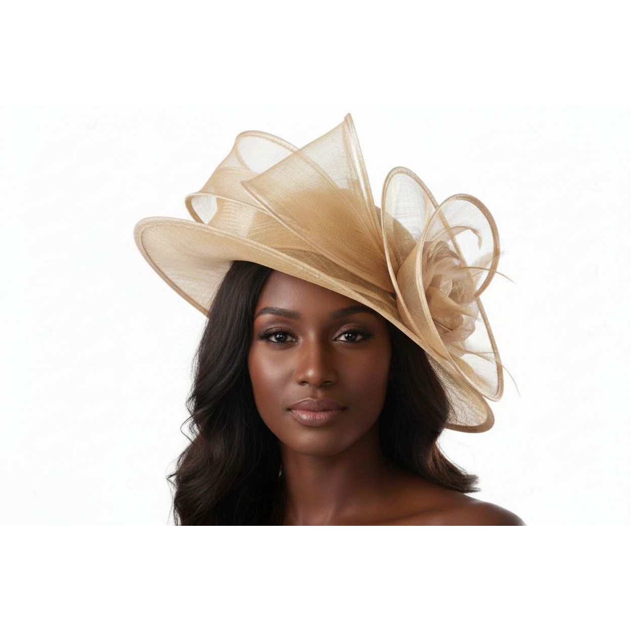 Sinamay Charming Tea Party Formal Hat