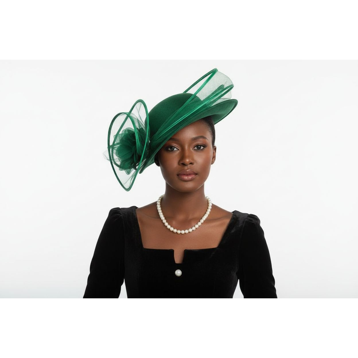 Sinamay Charming Tea Party Formal Hat