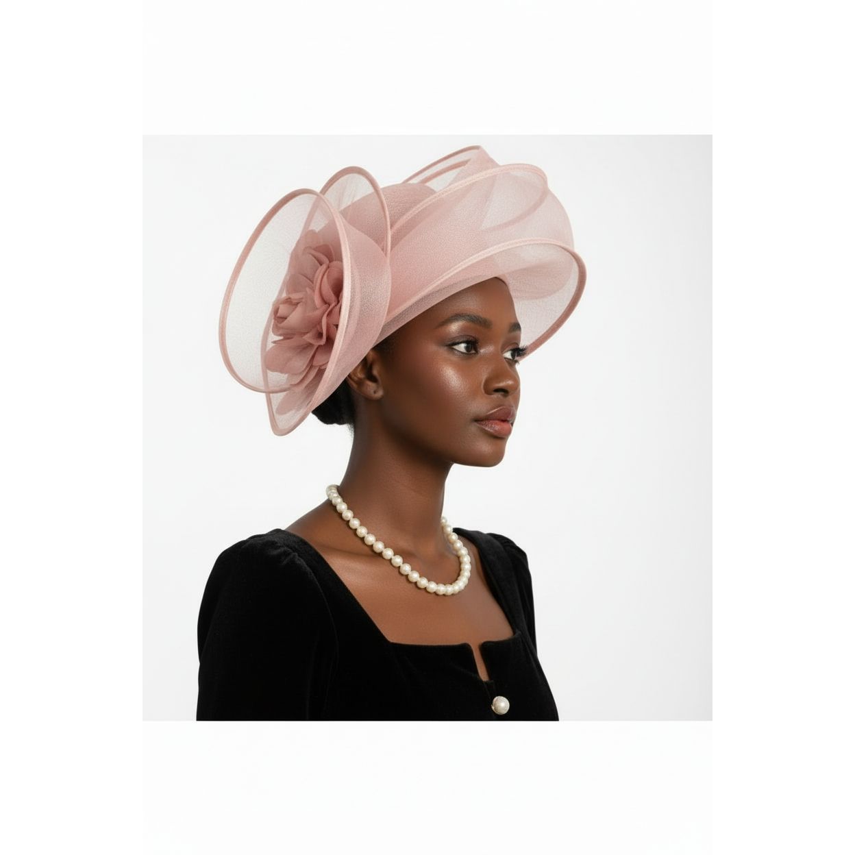 Sinamay Charming Tea Party Formal Hat
