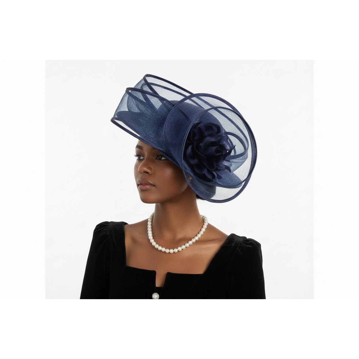 Sinamay Charming Tea Party Formal Hat