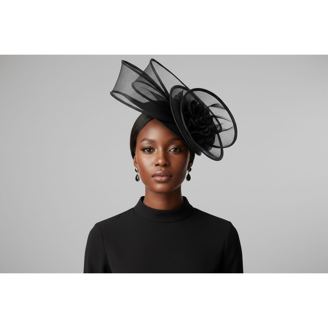 Sinamay Charming Tea Party Formal Hat