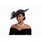 Elegant Mesh & Feathers Sophisticated Hat