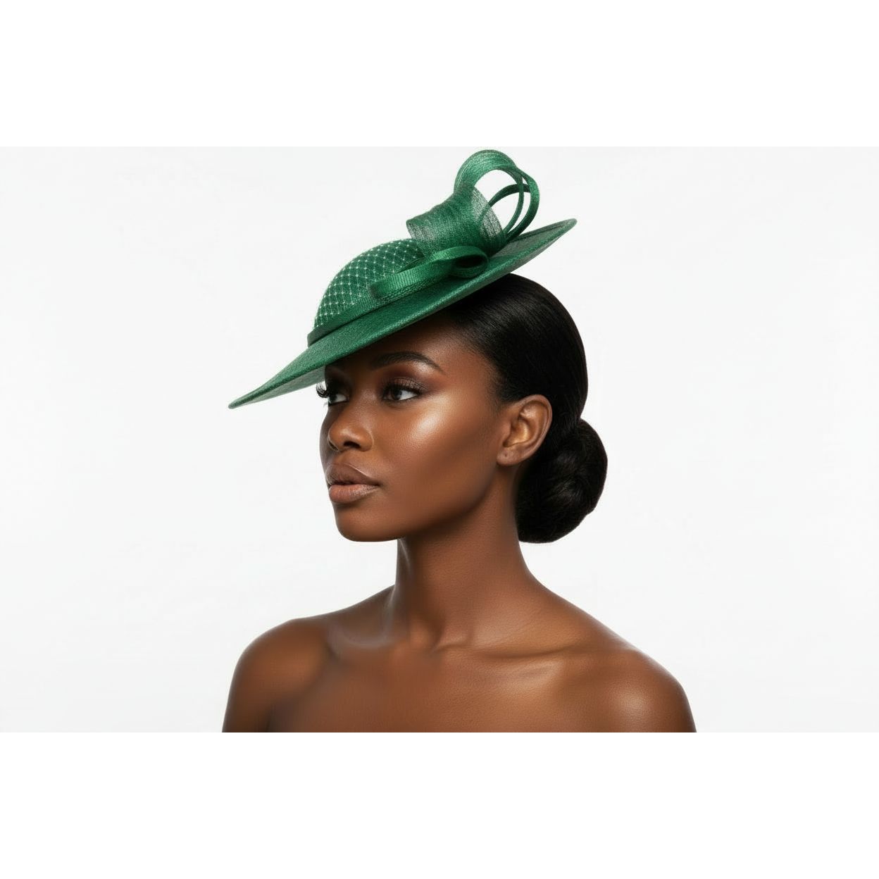 Elegant Mesh & Feathers Sophisticated Hat