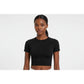 Women's Seamless Knitted Solid Colour Gym Top