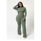 Stylish Bodycon Tracksuit 2 Piece Set