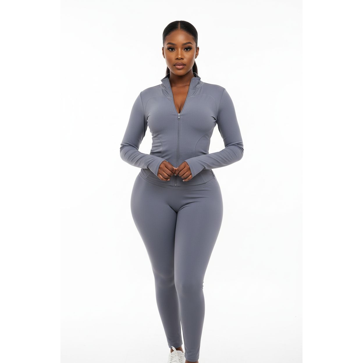 Tight Fashionable Bodycon Tracksuit 2 Piece Set