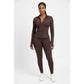 Tight Fashionable Bodycon Tracksuit 2 Piece Set