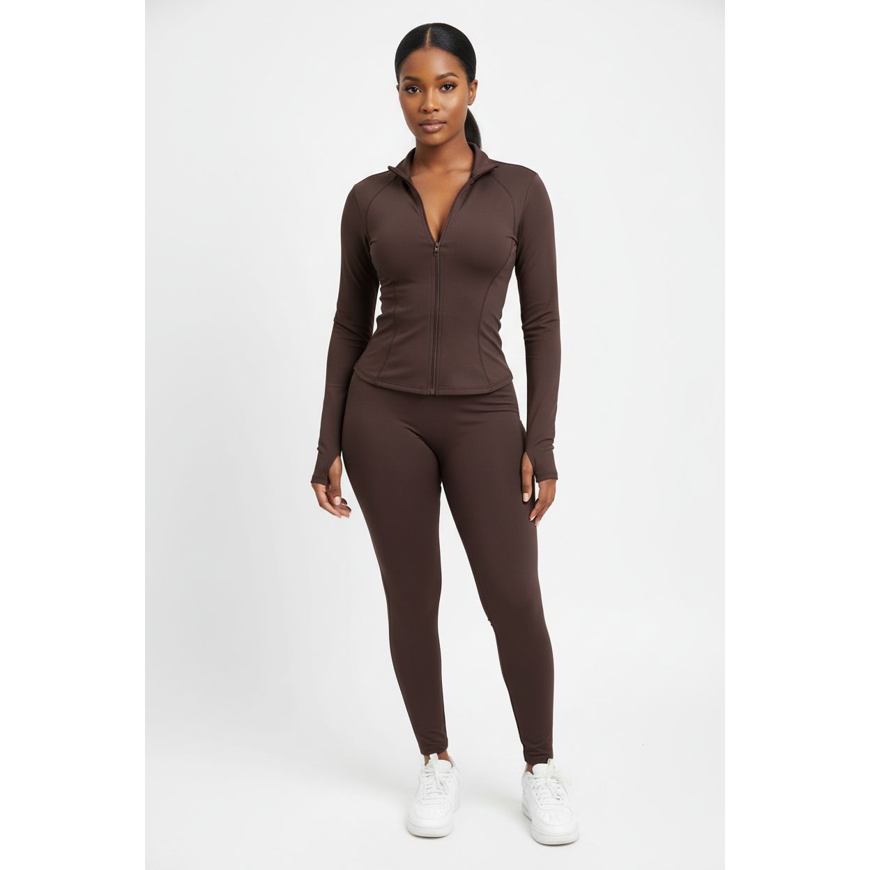 Tight Fashionable Bodycon Tracksuit 2 Piece Set