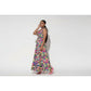 Tie-up Floral Print Maxi Dress