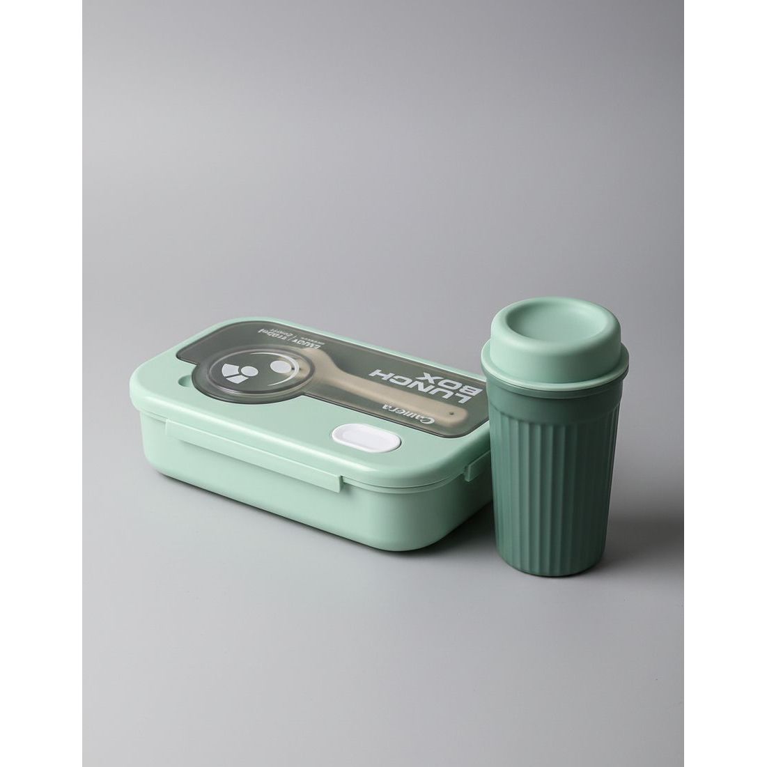 Multi-Compartment Bento Lunch Box Large Capacity with Juice Bottle