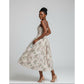 Cream Floral Seraphina Midi Dress