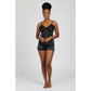 Sleeveless Pyjamas Sexy Silky 2 Piece Set