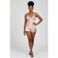 Sleeveless Pyjamas Sexy Silky 2 Piece Set
