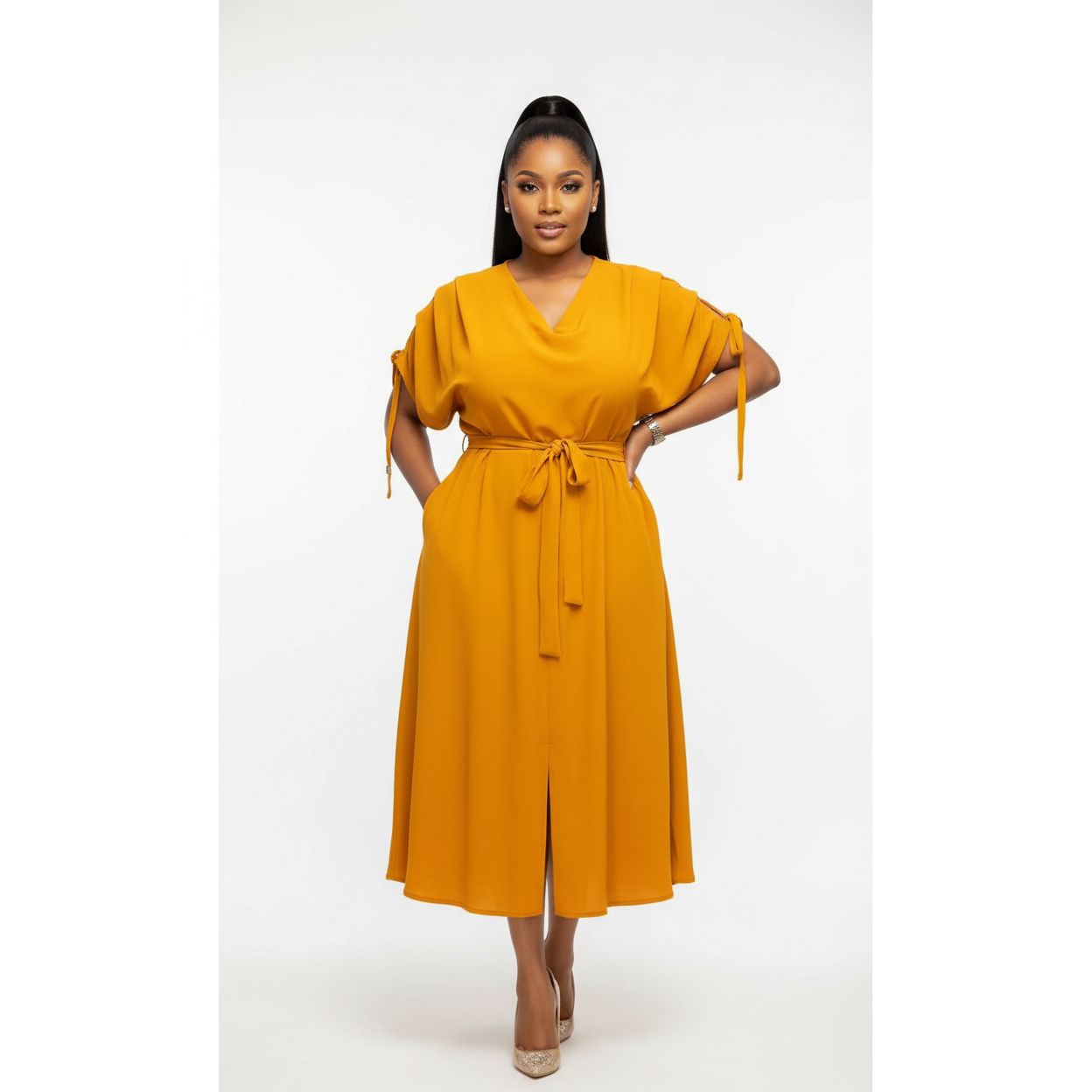 Plus Size Fit and Flare Dress