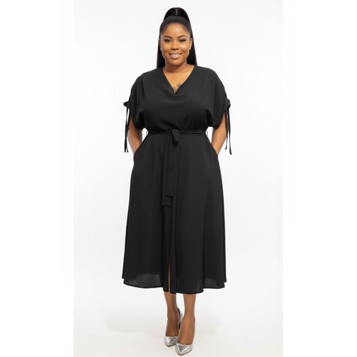 Plus Size Fit and Flare Dress