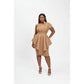 Peplum One Shoulder Bodycon Party Dress