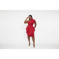 Peplum One Shoulder Bodycon Party Dress