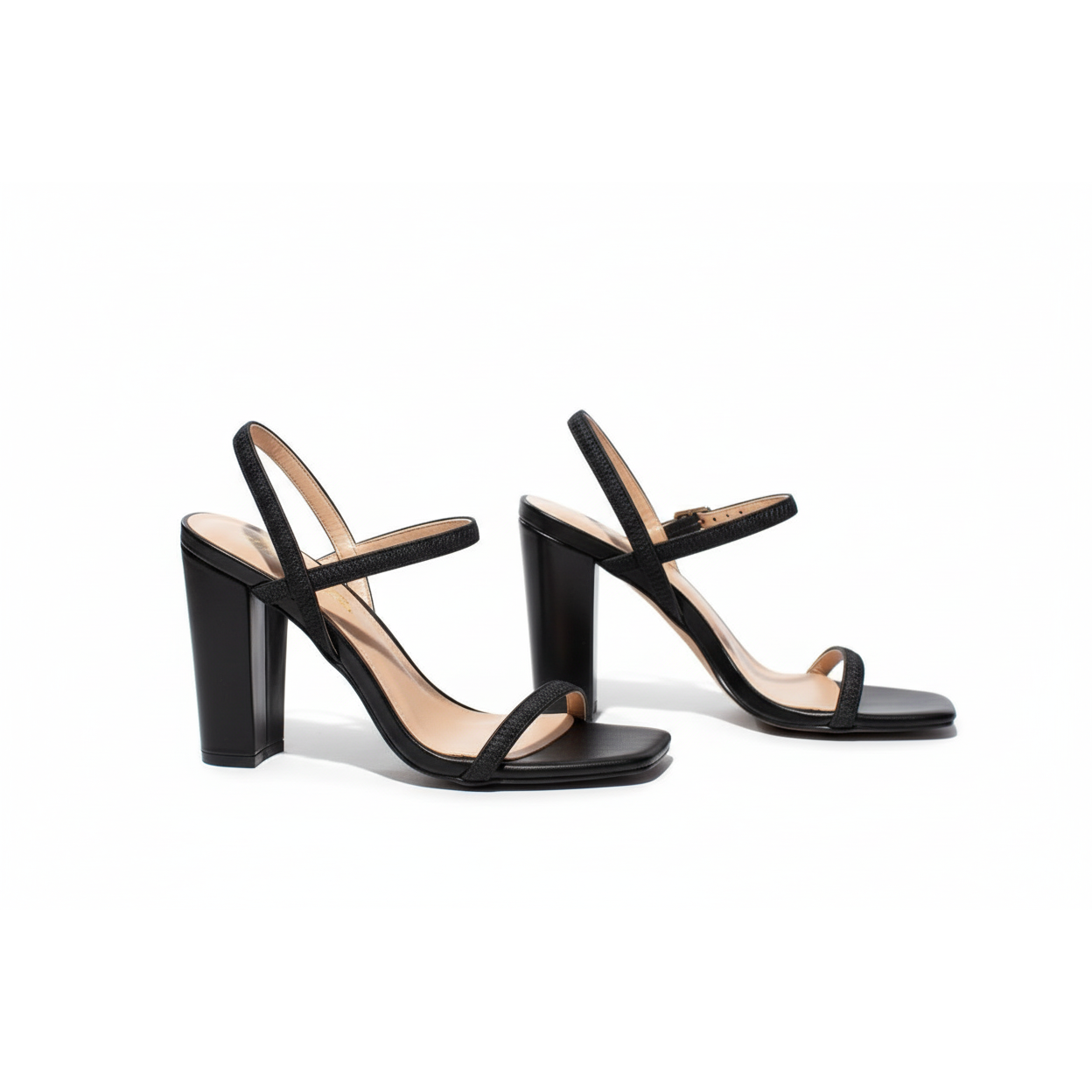 Open-toe Block High Heel Sandals