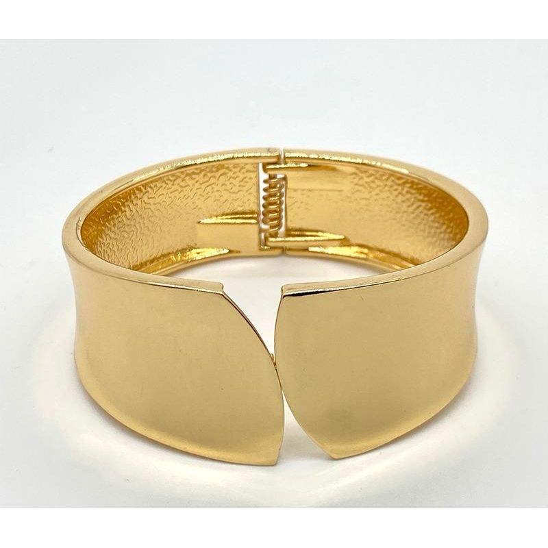 Gold cuff bracelet