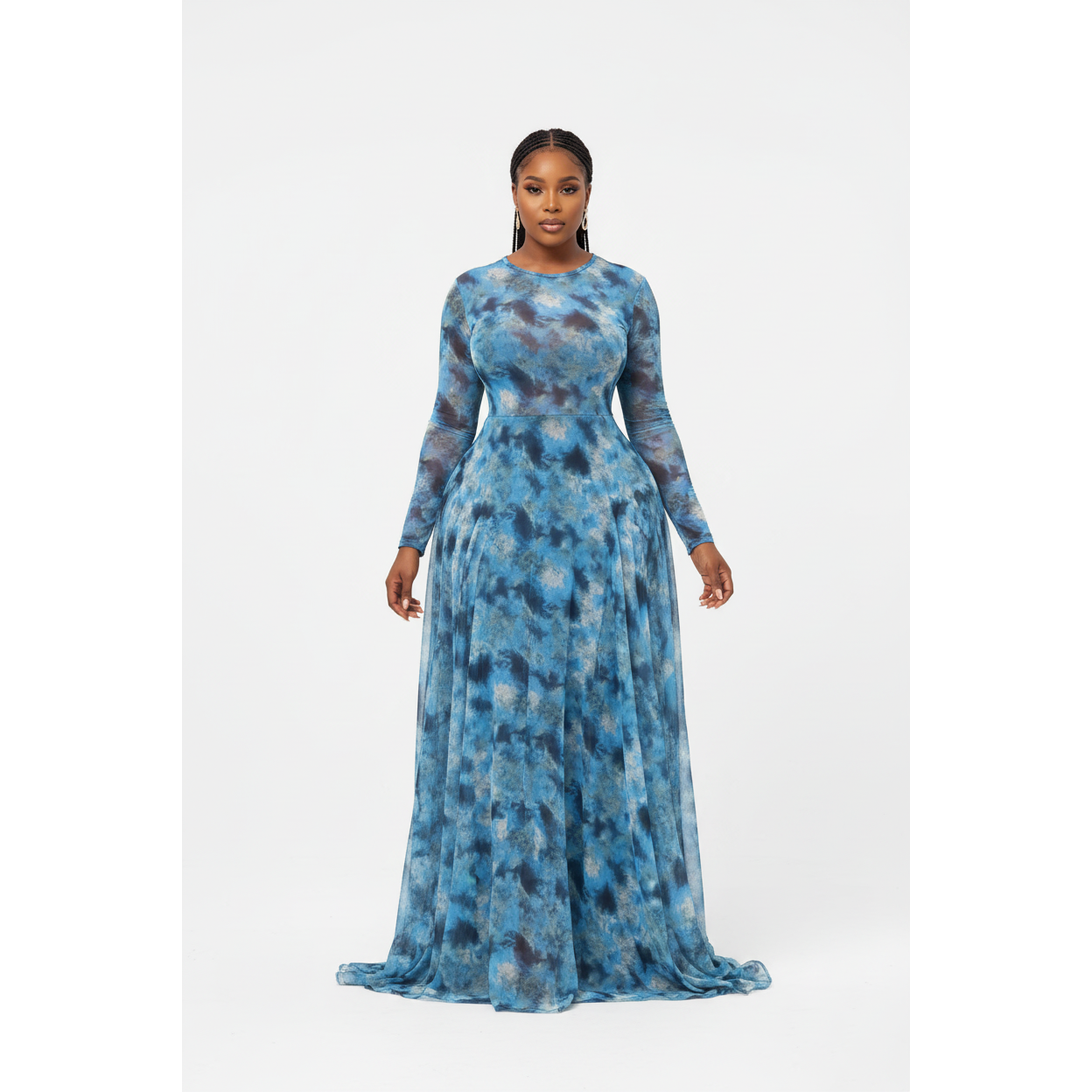 Full length sleeves african dress