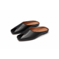 Leather A-cut Mule Shoes
