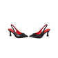 Pointed Heel Slingback Pumps