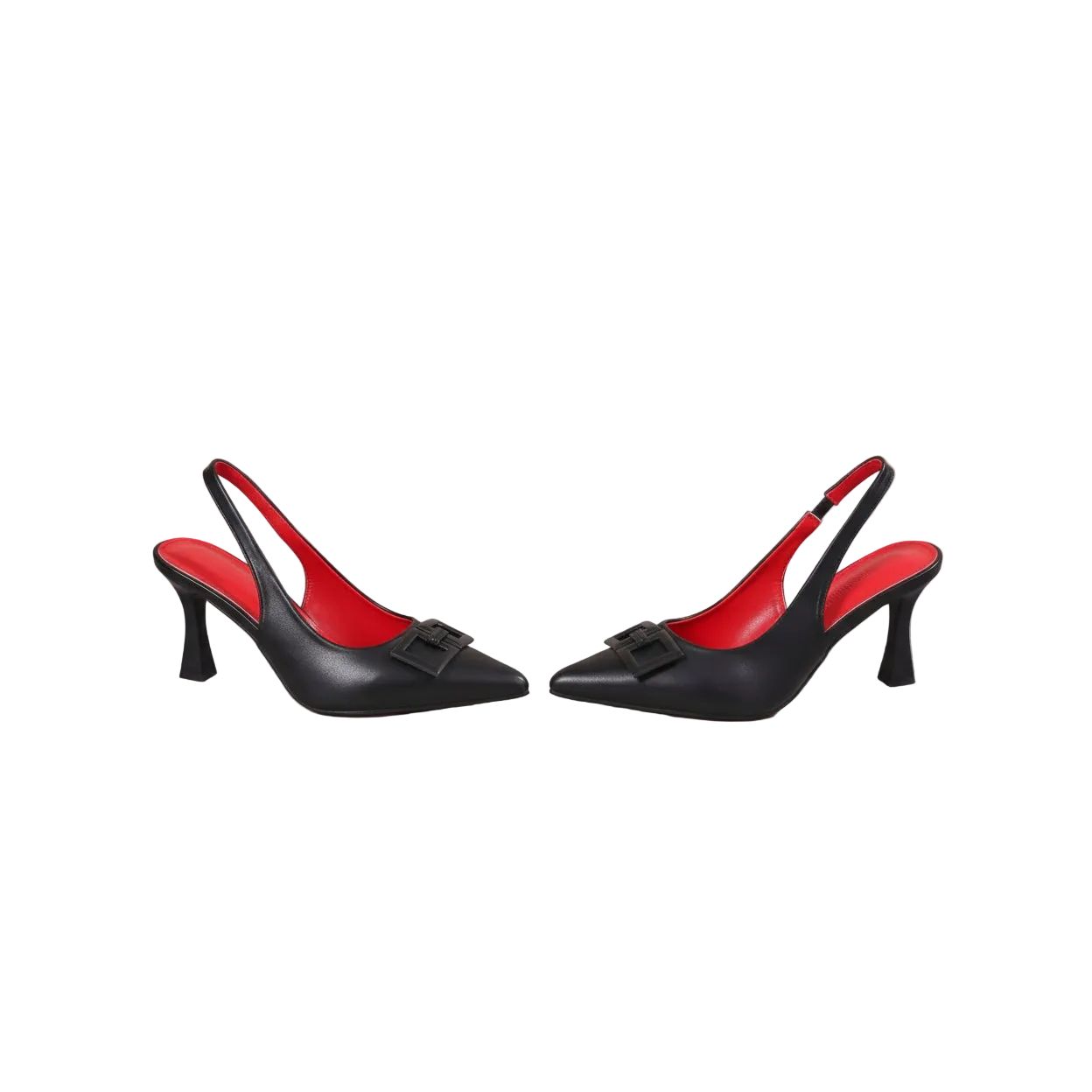Pointed Heel Slingback Pumps