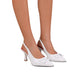 Pointed Heel Slingback Pumps