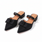 Stiletto Short Heel With Bow Poited Shoe
