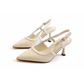 Pointed-Toe Slingback Heels