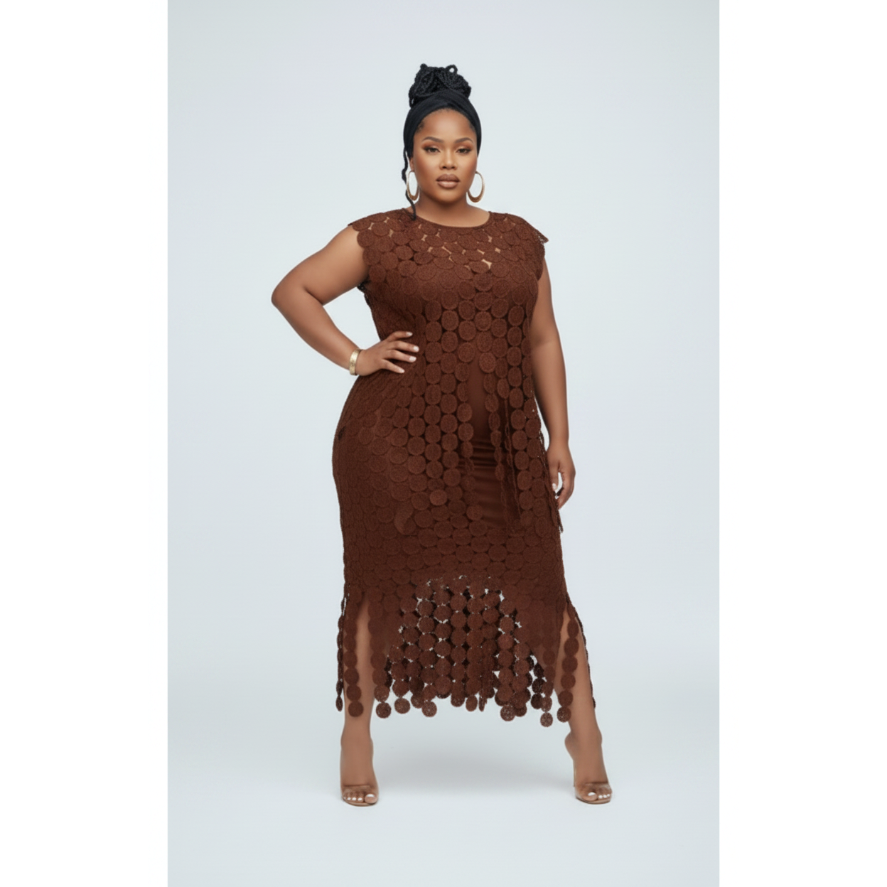 Yellow Sub Ladies Circo Fringe Circular Cutout Top and Skirt Set | Yellow Sub ...