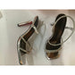 Open Square Toe High Heel Shoes.