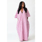 Loose-Fitting Tunic Striped Maxi Dress
