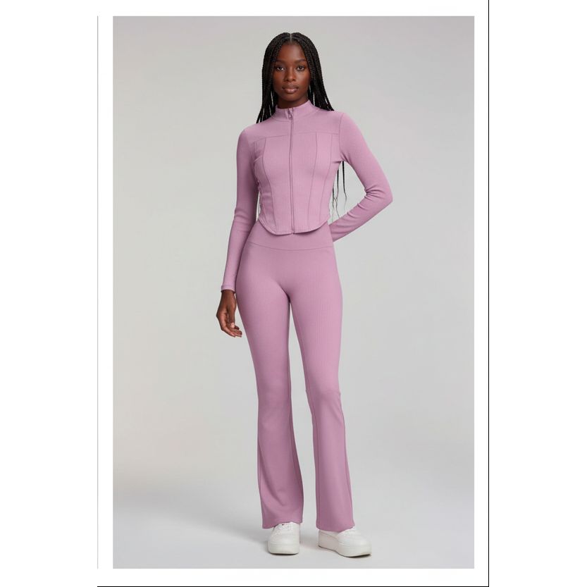 Women's Zip Up Two-Piece Activewear Set