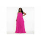 Loose-Fit Trapeze Ruffle Maxi Dress
