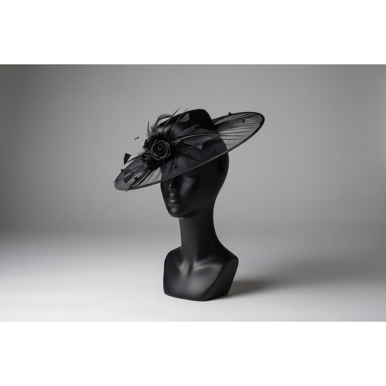 Sheer Netting Fascinator Hat