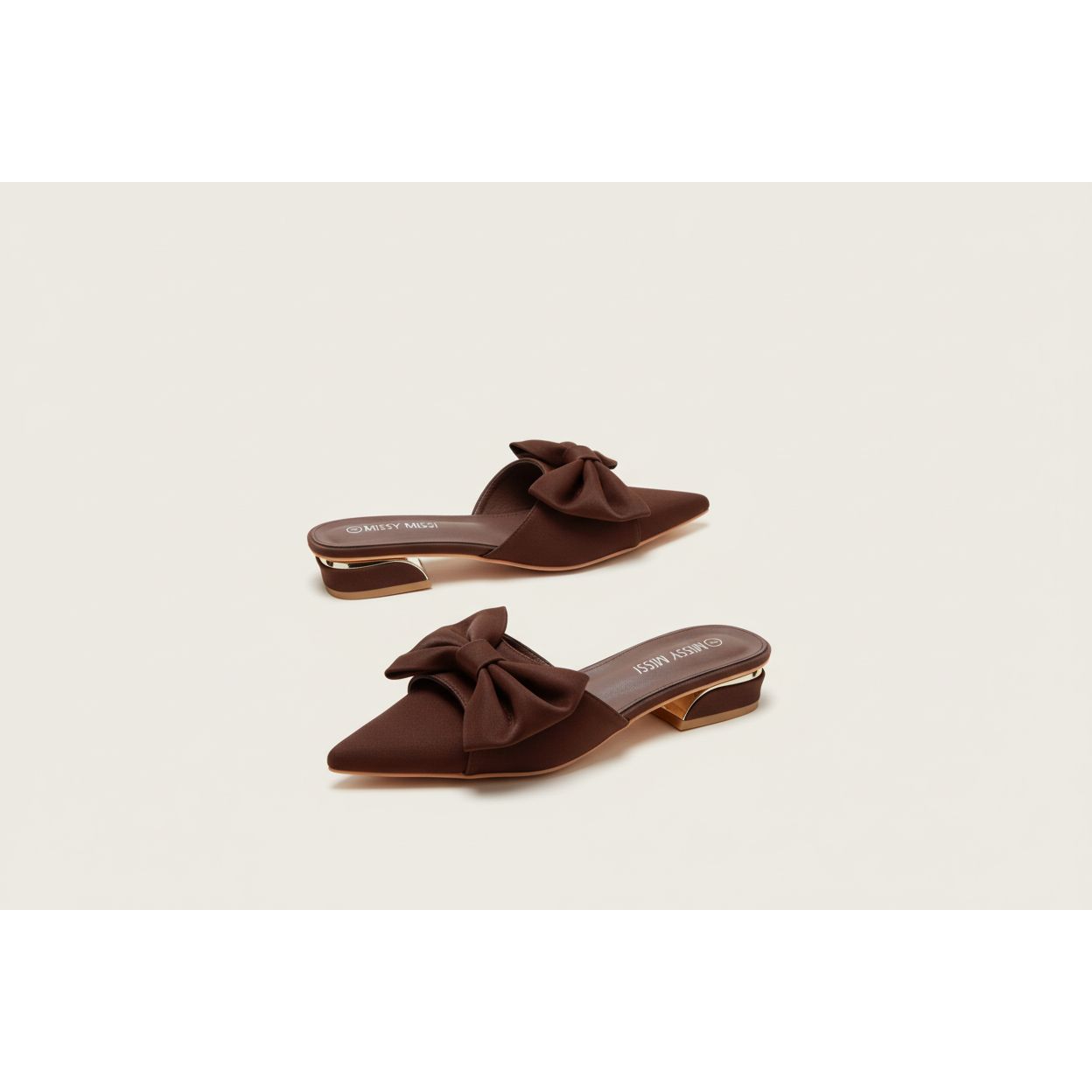 Ladies Bow-Knot Slip-On Sandal