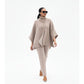 Knitted Cape & Trouser Two-Piece Set