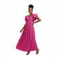 Ruffle Sleeve Bodycon Maxi Dress