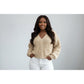 Knitted V-Neck Long Sleeve Cardigan