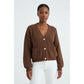 Knitted V-Neck Long Sleeve Cardigan